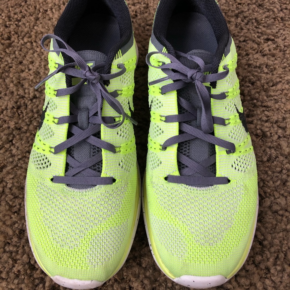 Mens Nike Flyknit One Sneaker Neon 9.5